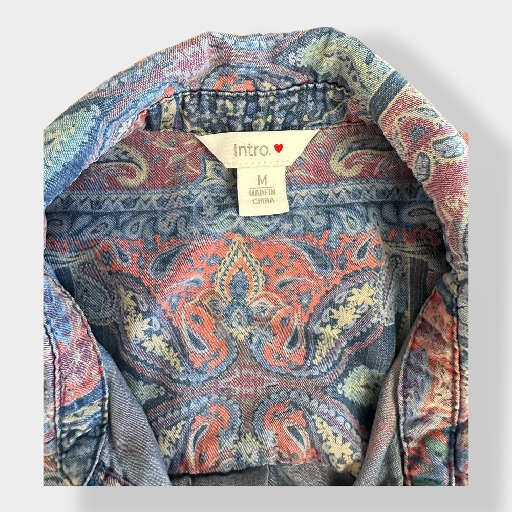 Intro Paisley Floral Byo Front Top Size M View 2